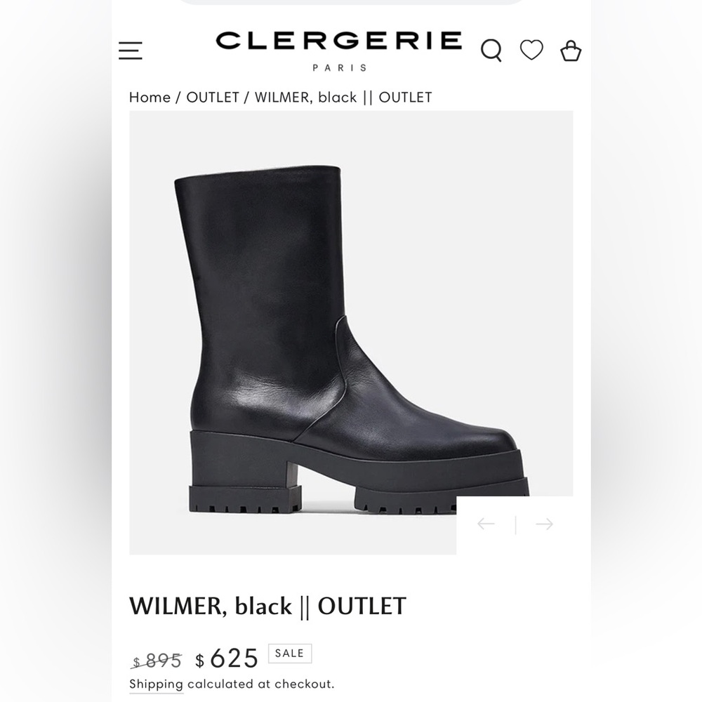 Clergerie Black “Wilmer” Leather Boots